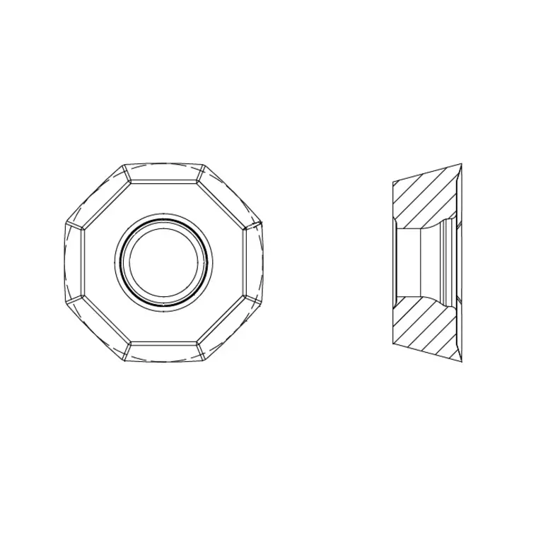 Пластина фрезерная для фрезы GMF42, для обработки чугуна