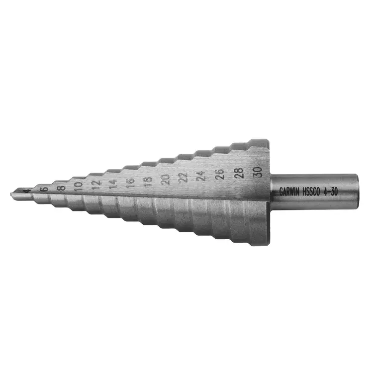 GARWIN 102560-4-30-14 Сверло ступенчатое 4,0-30,0 мм, 14 ступеней, HSS-Co5