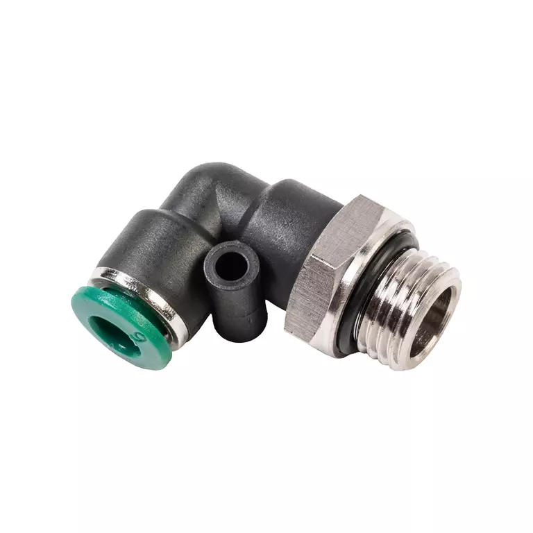 GARWIN PRO 808520-Г-6-14-1 Уголок M1/4" цанга 6 мм, с уплотнением, пластм. корпус GARWIN PRO 808520-Г-6-14-1 Уголок M1/4" цанга 6 мм, с уплотнением, пластм. корпус