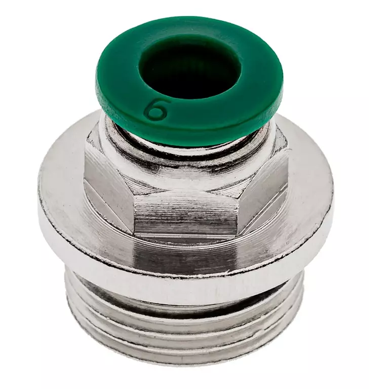 GARWIN PRO 808520-6-38 Фитинг цанговый М3/8" 6 мм, с уплотнением, пластм. корпус GARWIN PRO 808520-6-38 Фитинг цанговый М3/8" 6 мм, с уплотнением, пластм. корпус