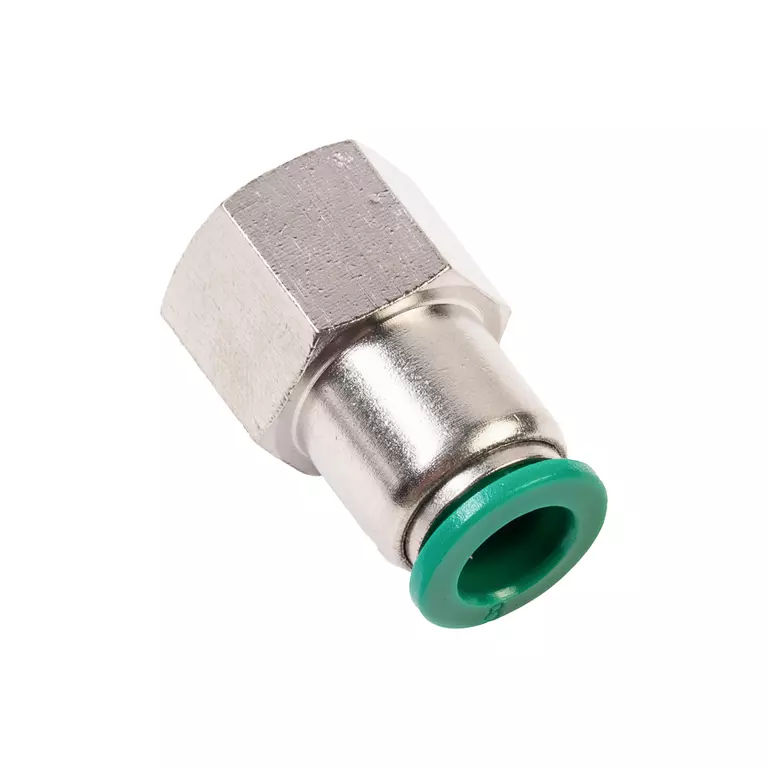 GARWIN PRO 808520-8-14-0 Цанговый разъем F1/4" 8 мм, с уплотнением, пластм. корпус GARWIN PRO 808520-8-14-0 Цанговый разъем F1/4" 8 мм, с уплотнением, пластм. корпус