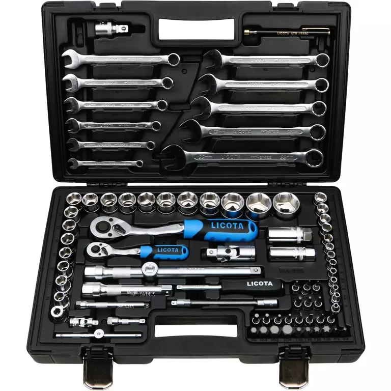 Licota ALK-8015F Набор инструмента 1/4" и 1/2" 6 гр. 83 предмета