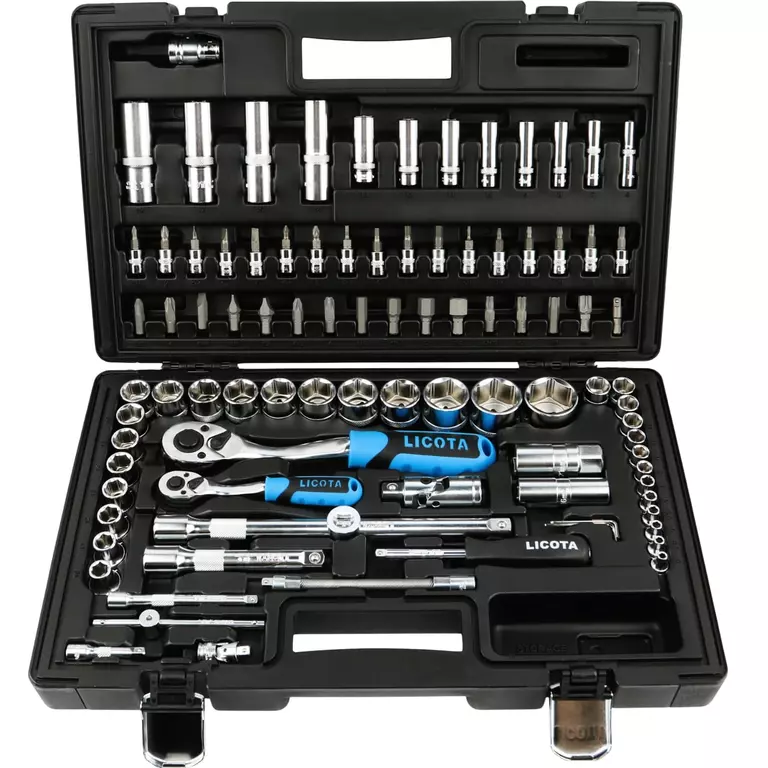 Licota ALK-8010F Набор инструмента 1/2" и 1/4" 94 предмета Licota ALK-8010F Набор инструмента 1/2" и 1/4" 94 предмета