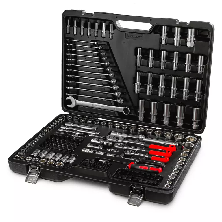 Набор ручных инструментов RUNTEC TECHNIC 216 предметов 1/2", 3/8", 1/4"