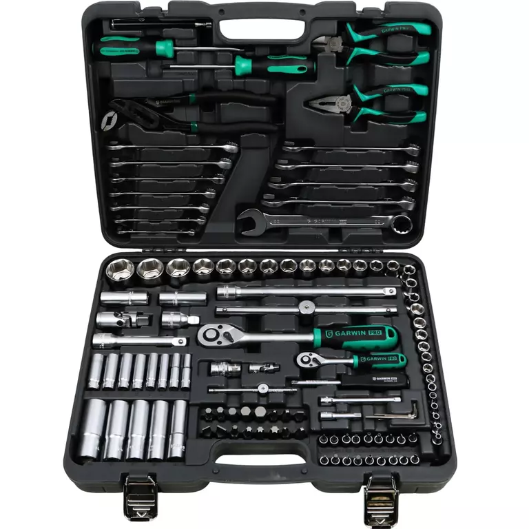 GARWIN GTK-0103115 Набор ручных инструментов 1/4" и 1/2" 6 гр. 115 предметов GARWIN GTK-0103115 Набор ручных инструментов 1/4" и 1/2" 6 гр. 115 предметов