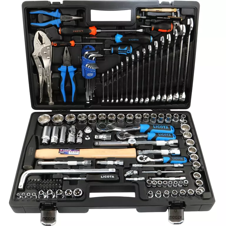 Licota ALK-8022F Набор инструмента 1/4", 3/8", 1/2", 6 и 12 гр. 131 предмет Licota ALK-8022F Набор инструмента 1/4", 3/8", 1/2", 6 и 12 гр. 131 предмет