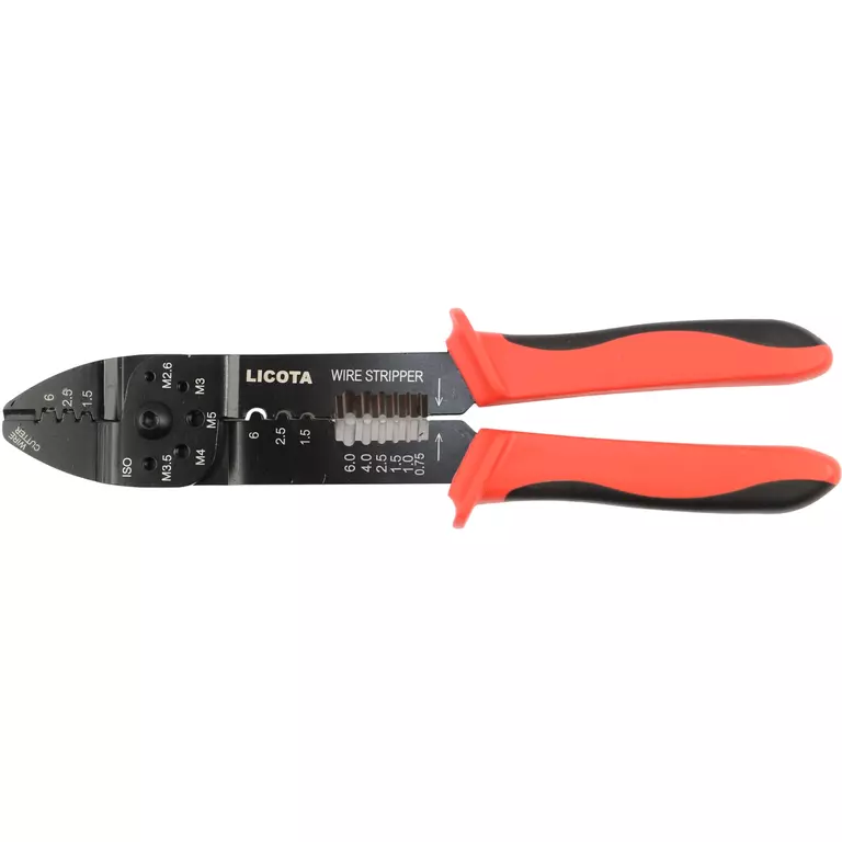 Licota AET-0141A Клещи многофункциональные для зачистки проводов и обжима клемм