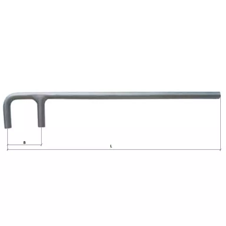 GARWIN 604310-100*950 Ключ вентильный для задвижек F-образный 100*950 мм
