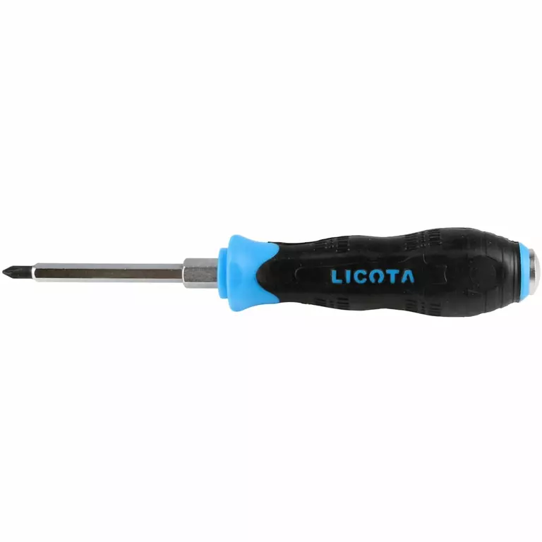 Licota ASD-350801 Отвертка усиленная цельнометаллическая (крест) PH1, 80 мм