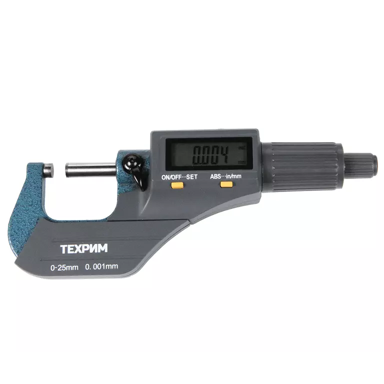 ТЕХРИМ T050011 Микрометр МКЦ-25, 25 мм - 0,001, ГОСТ 6507-90