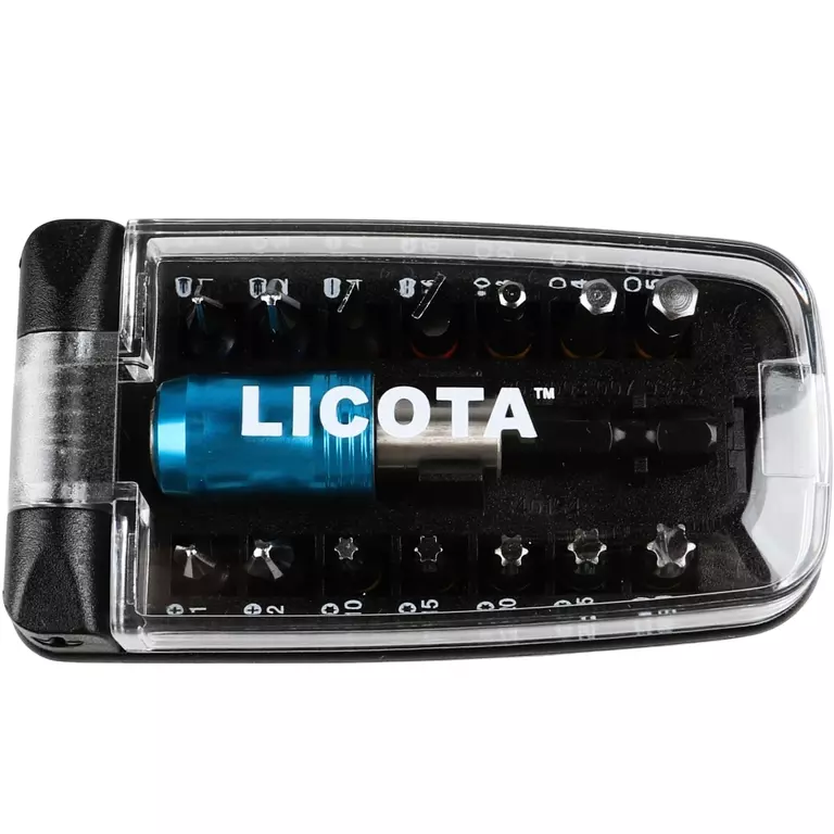Licota ABD-BCRK01 Набор торсионных бит 1/4" с магнитным держателем 15 пр. Licota ABD-BCRK01 Набор торсионных бит 1/4" с магнитным держателем 15 пр.