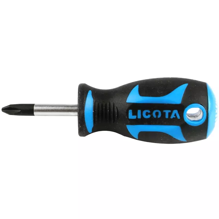 Licota ASD-520382 Отвертка профессиональная короткая (крест) PH2, 38 мм Licota ASD-520382 Отвертка профессиональная короткая (крест) PH2, 38 мм