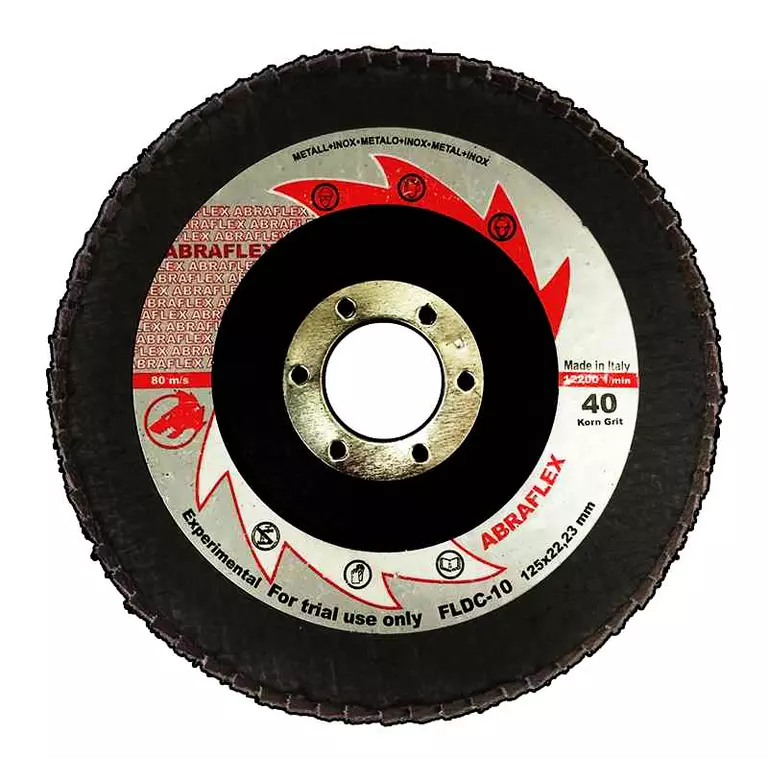 Abraflex УТ0007921 Круг лепестковый торцевой 125х22 FLDC-10  P40